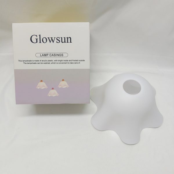Glowsun-Lamp Casings-Shade Light Fixture Accessory, Replacement Lampshade with Bell Shaped and trumpet Rim. - Image 2