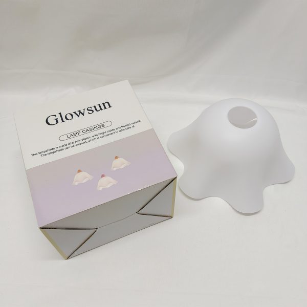 Glowsun-Lamp Casings-Shade Light Fixture Accessory, Replacement Lampshade with Bell Shaped and trumpet Rim. - Image 4