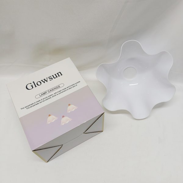 Glowsun-Lamp Casings-Shade Light Fixture Accessory, Replacement Lampshade with Bell Shaped and trumpet Rim. - Image 5
